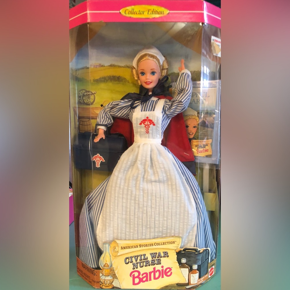 1995 Civil War Nurse Barbie, American stories collection